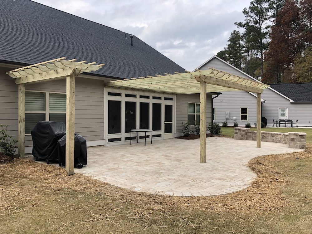 Patio with a pergola