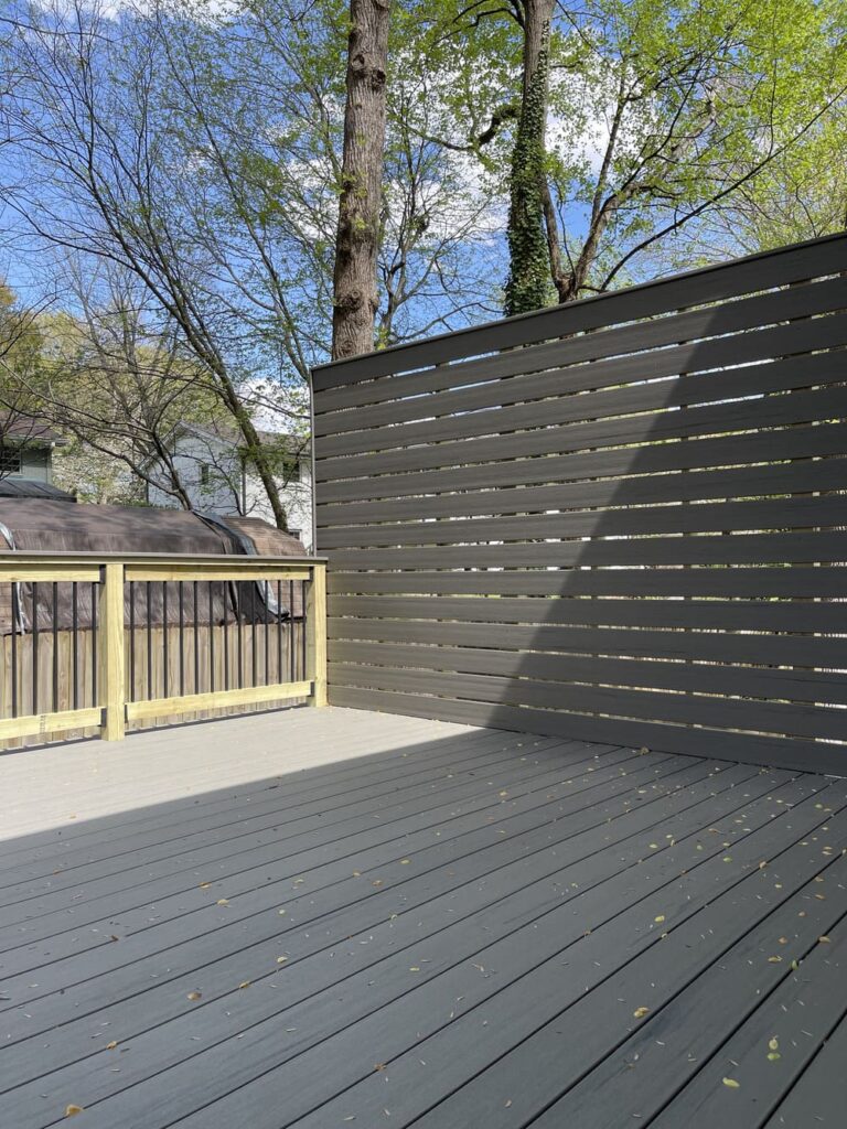 Privacy Wall Installation