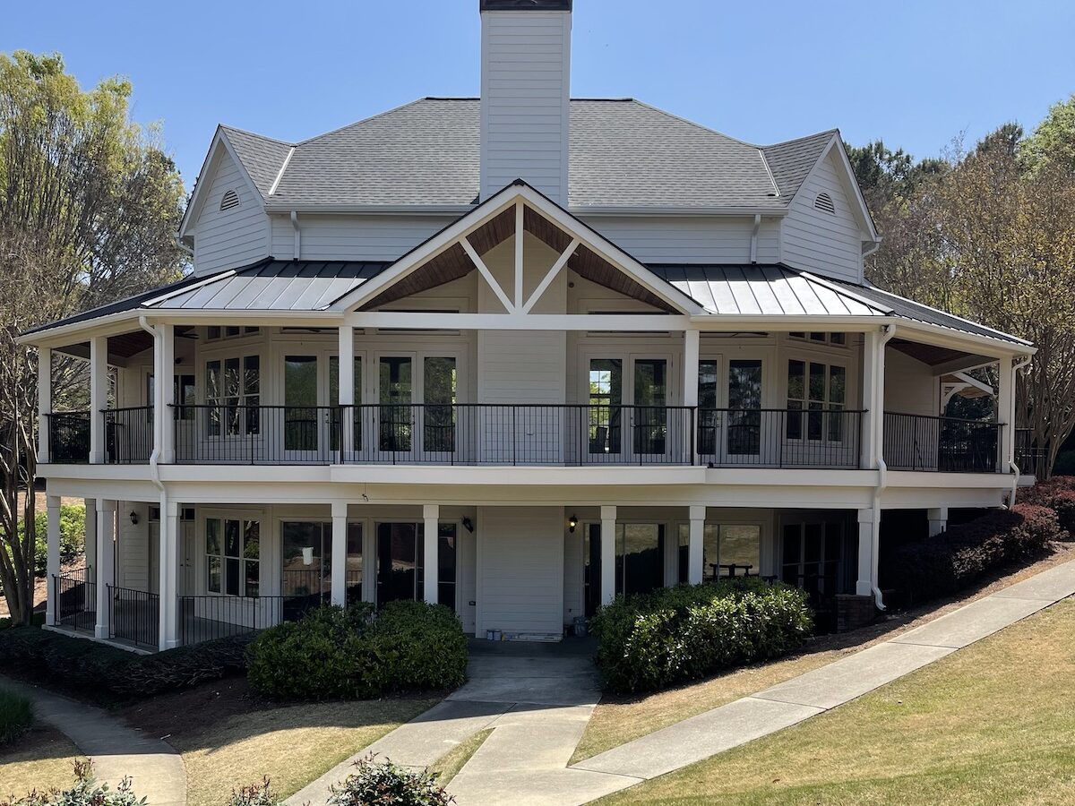 Elevated residential deck