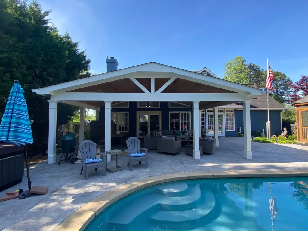 Covered patio porch